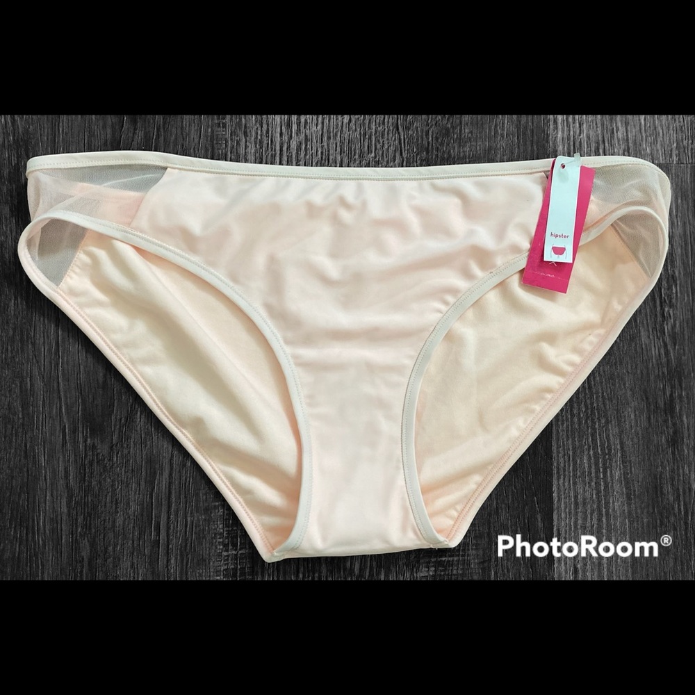NWT Xhilaration Hipster Bikini Bottoms with Mesh Side